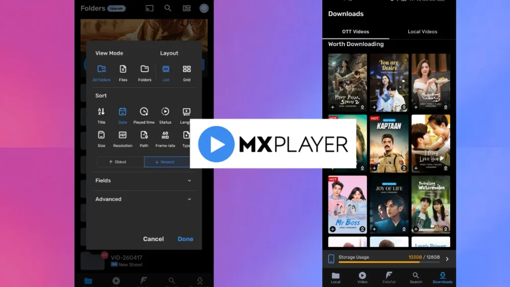 MX Player Mod Apk (gold unlocked)